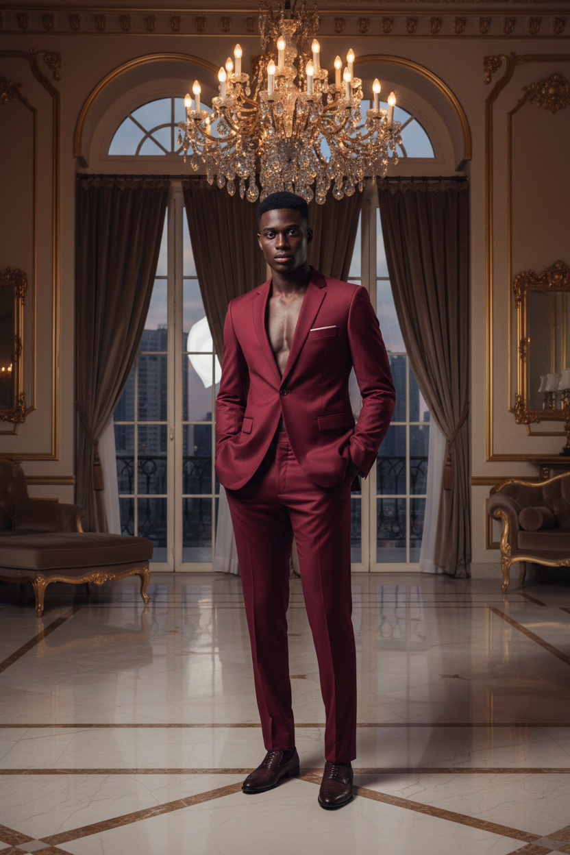 👑 KING SLIM SUIT — COSTUME 2 PIÈCES HOMME SLIM BUSINESS