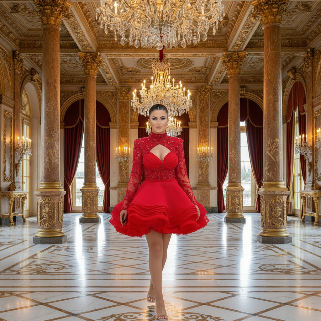 👑 MIDNIGHT QUEEN — ROBE DE SOIRÉE LONGUE SCULPTURALE SIGNATURE