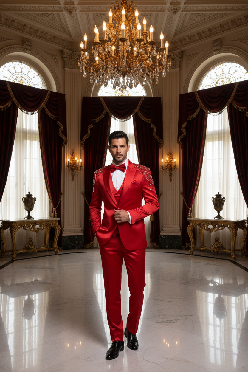 👑 KING PRESTIGE SUIT — COSTUME TROIS PIÈCES SUR MESURE