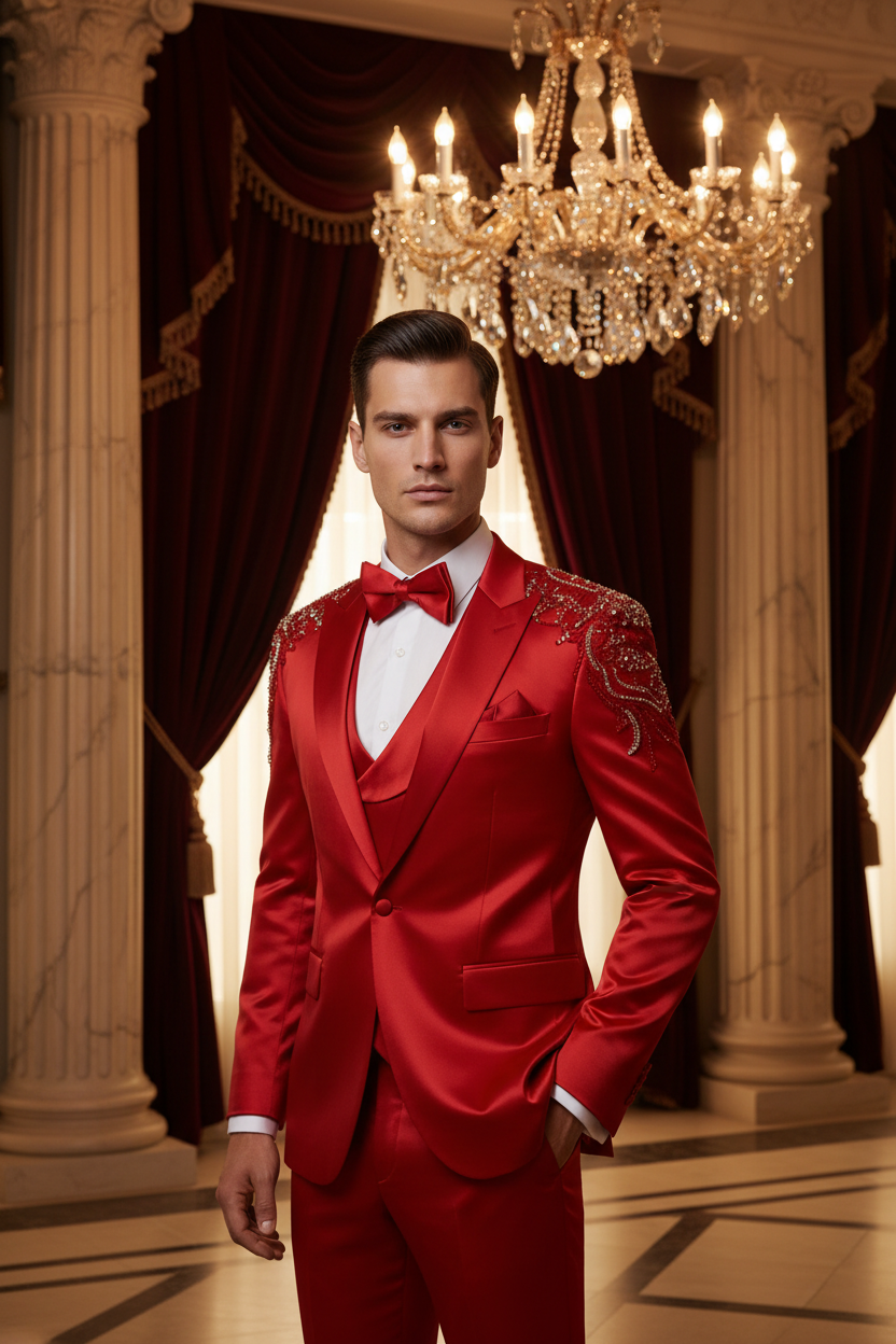 👑 KING PRESTIGE SUIT — COSTUME TROIS PIÈCES SUR MESURE