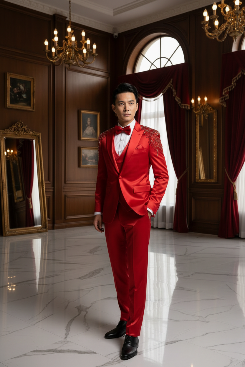 👑 KING PRESTIGE SUIT — COSTUME TROIS PIÈCES SUR MESURE