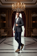 👑 Royal Derby Suede – Grande Taille Business