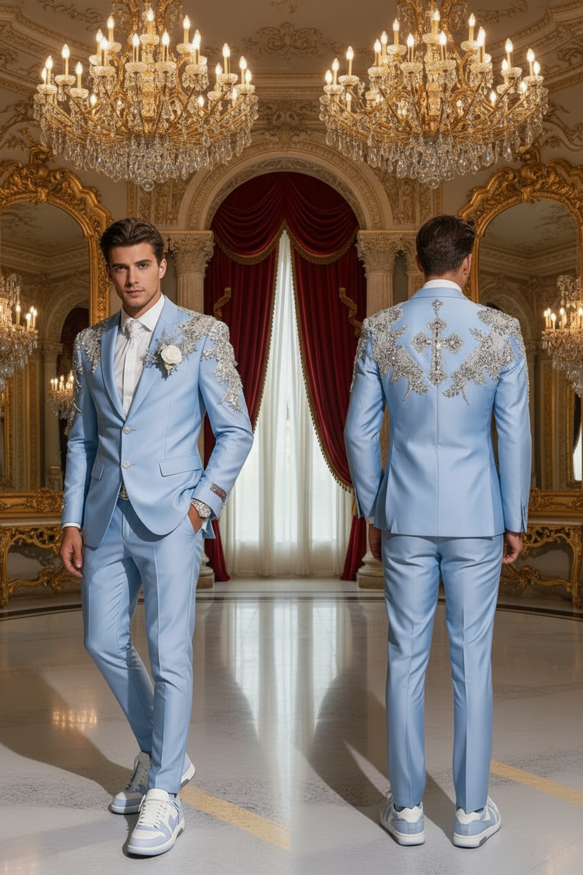 👑 KING PRESTIGE SUIT — COSTUME 2 PIÈCES HOMME SUR MESURE