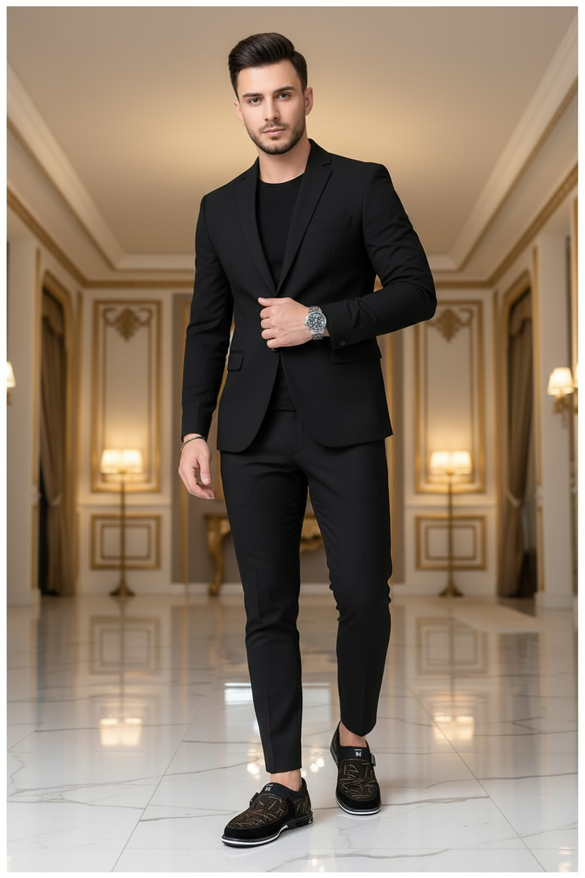 👑 Royal Slip-On Loafer – Mocassin Business Classique