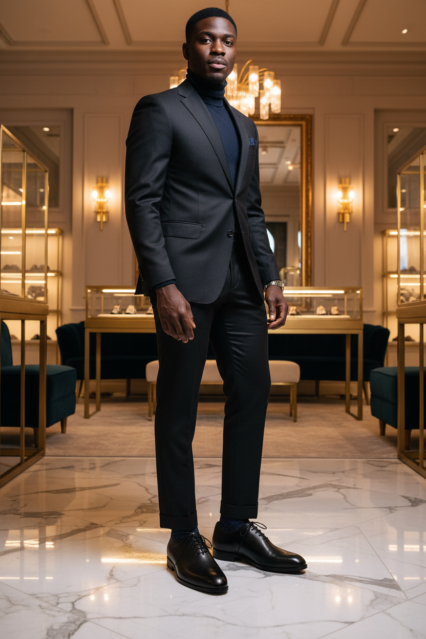 👑 Royal Oxford Artisan – Cuir Italien