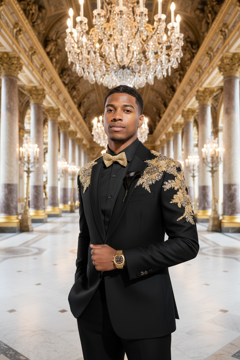 👑 KING PRESTIGE SUIT — COSTUME 2 PIÈCES HOMME SUR MESURE