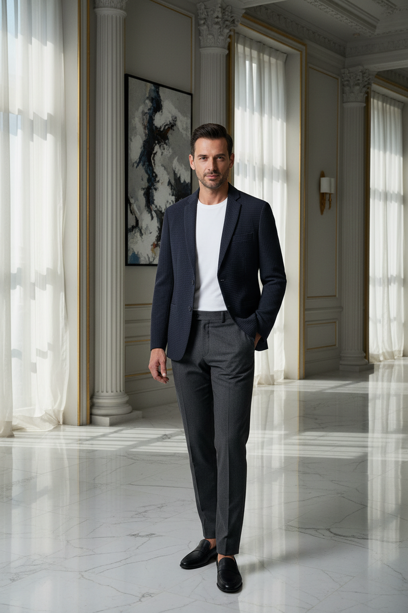 👑 KING TAILORED BLAZER — VESTE HOMME ÉLÉGANTE COUPE AJUSTÉE