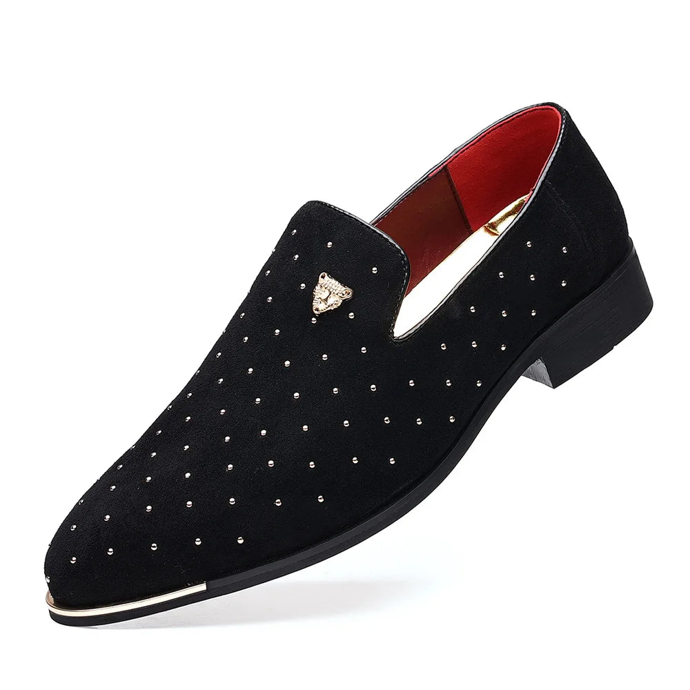 👑 Royal Loafer Suède – Chaussure Élégante Confort