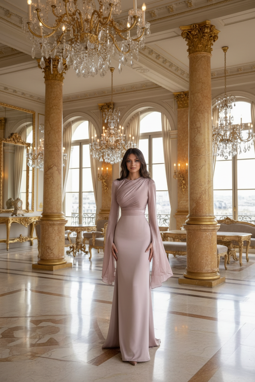 👑 QUEEN ABAYA FLUIDE — CÉRÉMONIE SIGNATURE RUNWAY EDITION