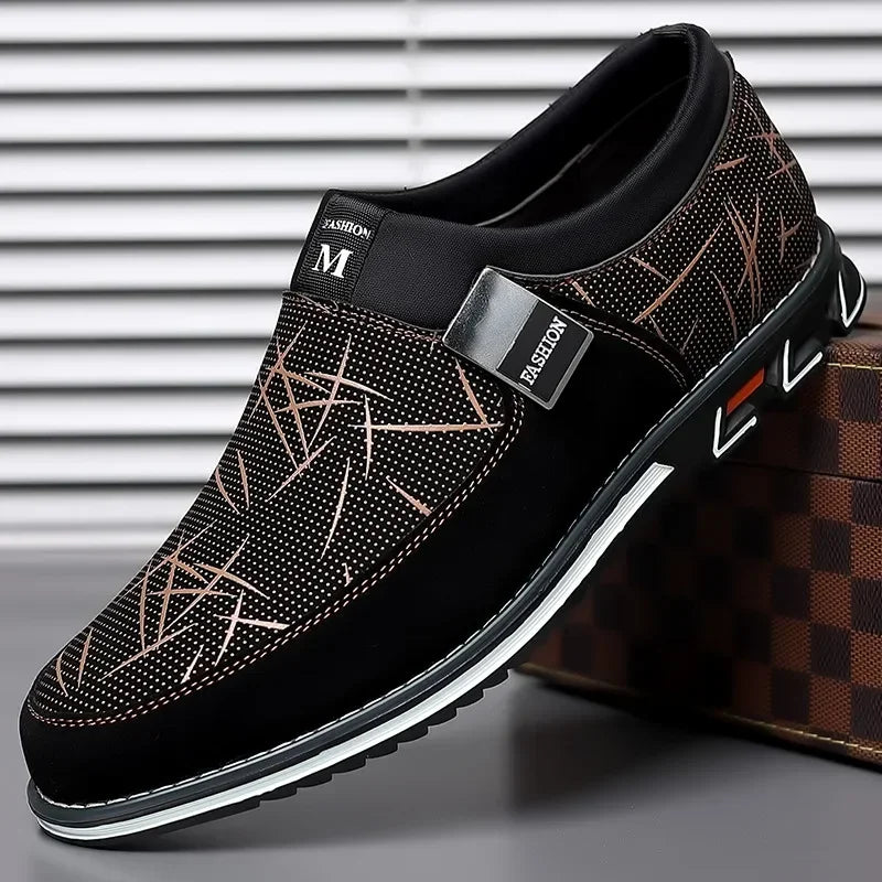 👑 Royal Slip-On Loafer – Mocassin Business Classique