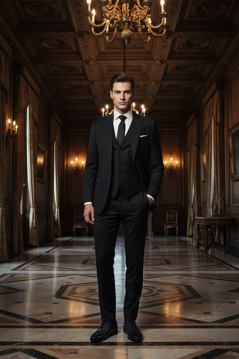👑 Royal Oxford Artisan – Cuir Italien