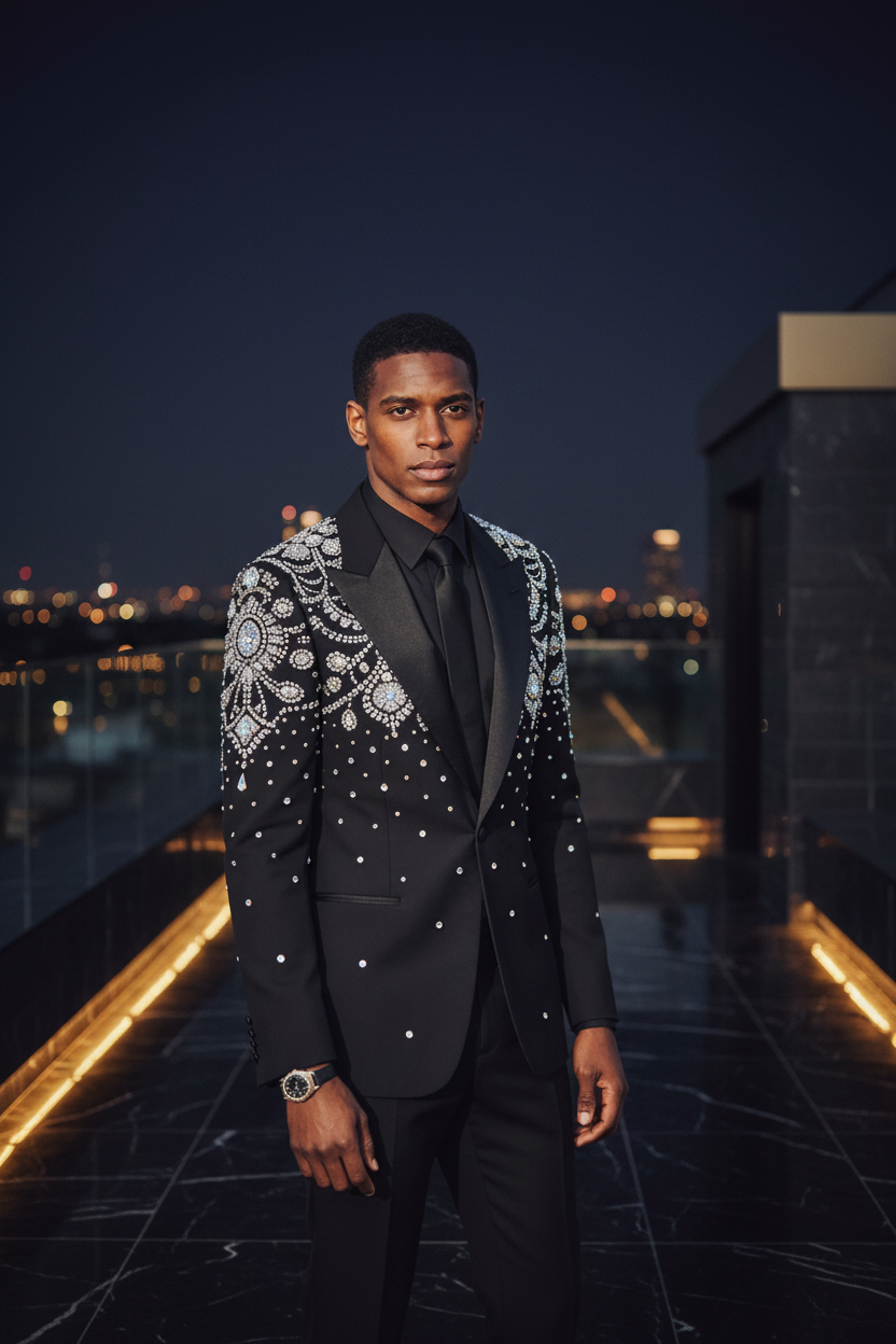 👑 KING SOVEREIGN SUIT — COSTUME SUR MESURE 2 PIÈCES SIGNATURE