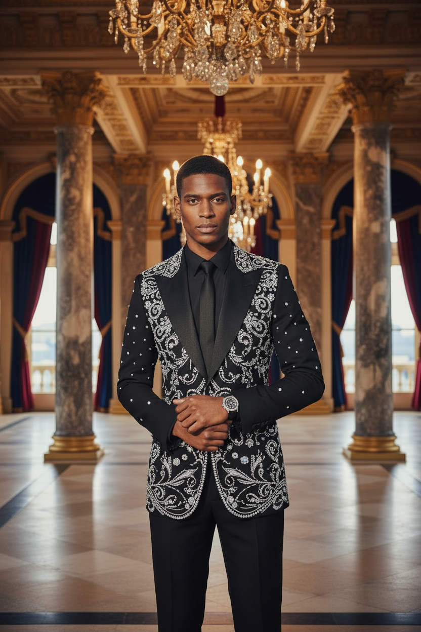 👑 KING SOVEREIGN SUIT — COSTUME SUR MESURE 2 PIÈCES SIGNATURE
