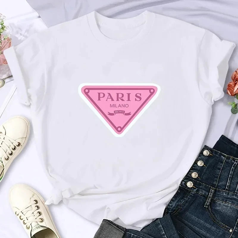 👑 QUEEN PARIS SIGNATURE T-SHIRT — Y2K EDITIE