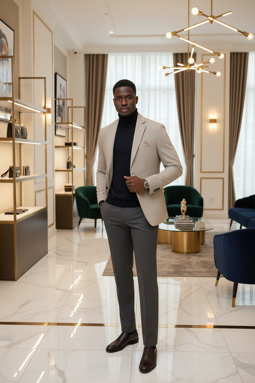 👑 KING WOOL BLAZER — VESTE BLAZER LAINE LUXE BUSINESS CASUAL SIGNATURE