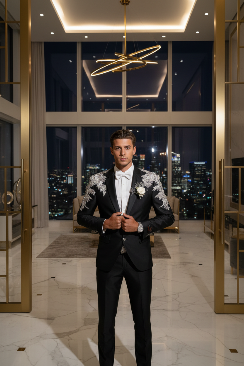 👑 KING PRESTIGE SUIT — COSTUME 2 PIÈCES HOMME SUR MESURE