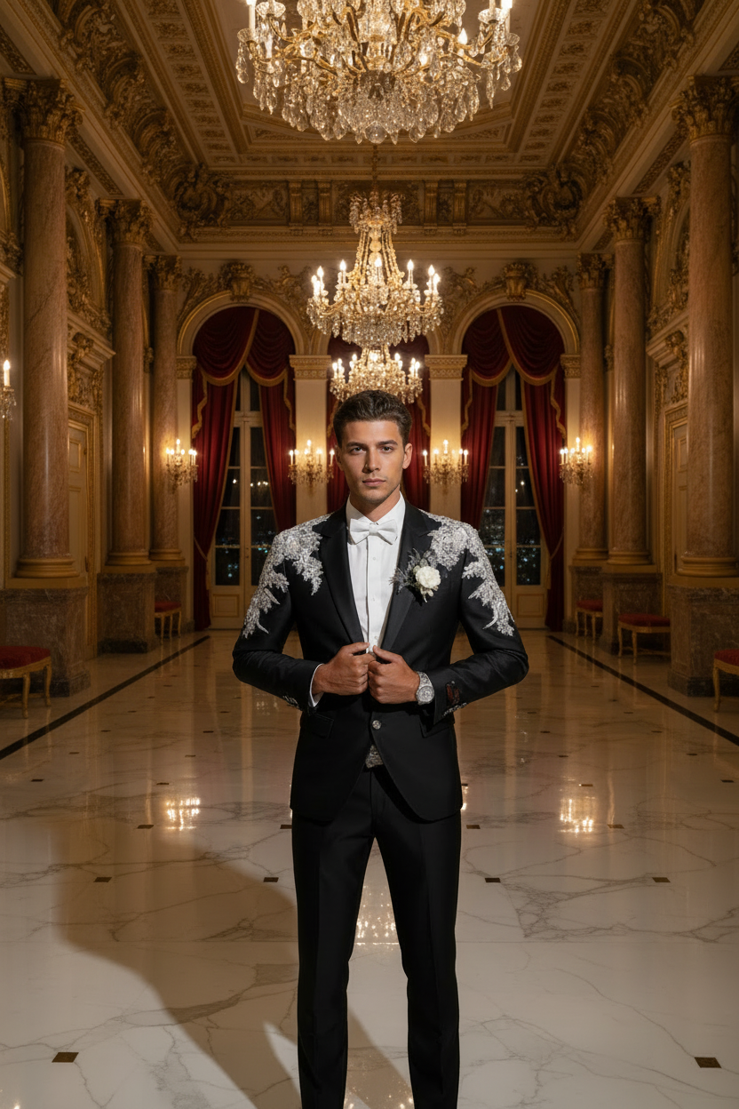 👑 KING PRESTIGE SUIT — COSTUME 2 PIÈCES HOMME SUR MESURE