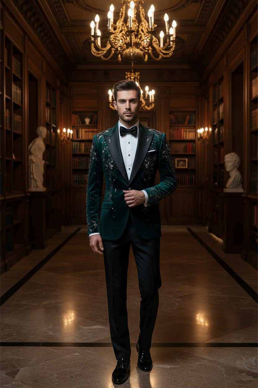 👑 KING CEREMONY SUIT — COSTUME DE MARIAGE 2 PIÈCES SIGNATURE