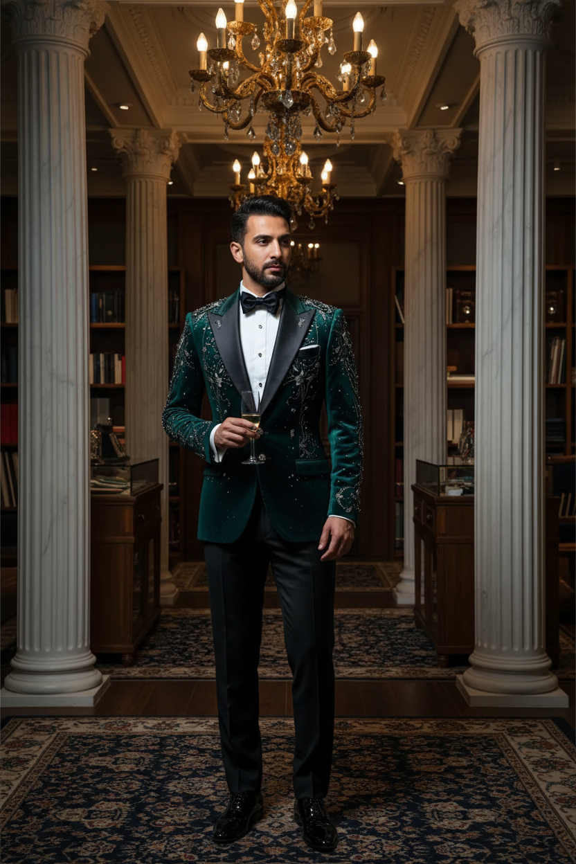 👑 KING CEREMONY SUIT — COSTUME DE MARIAGE 2 PIÈCES SIGNATURE