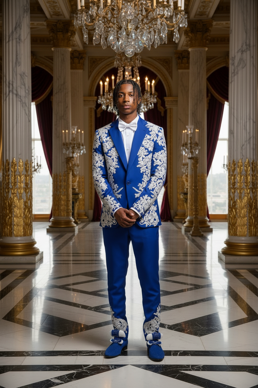 👑 KING CEREMONY SUIT — COSTUME SIGNATURE HOMME ÉLÉGANCE CÉRÉMONIE