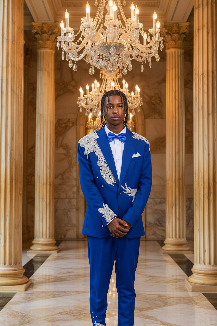 👑 KING CEREMONY SUIT — COSTUME SIGNATURE HOMME ÉLÉGANCE CÉRÉMONIE
