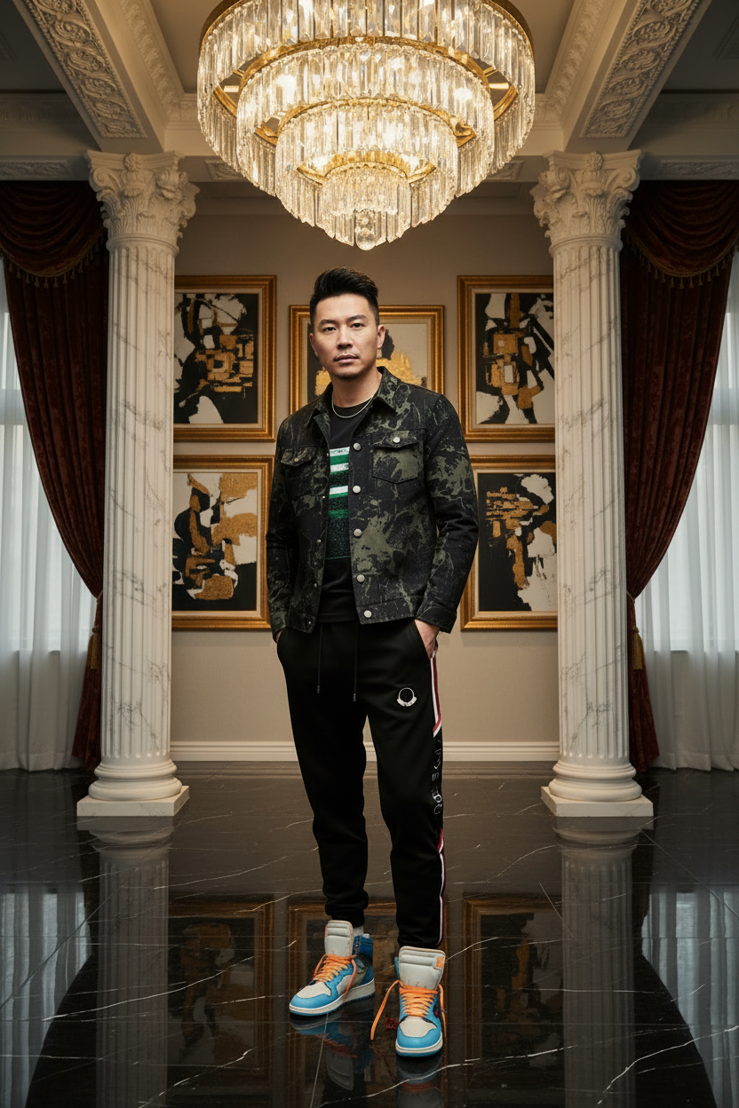 👑 KING JACQUARD BLAZER — VESTE SLIM FIT JACQUARD BUSINESS CASUAL COUPE-VENT