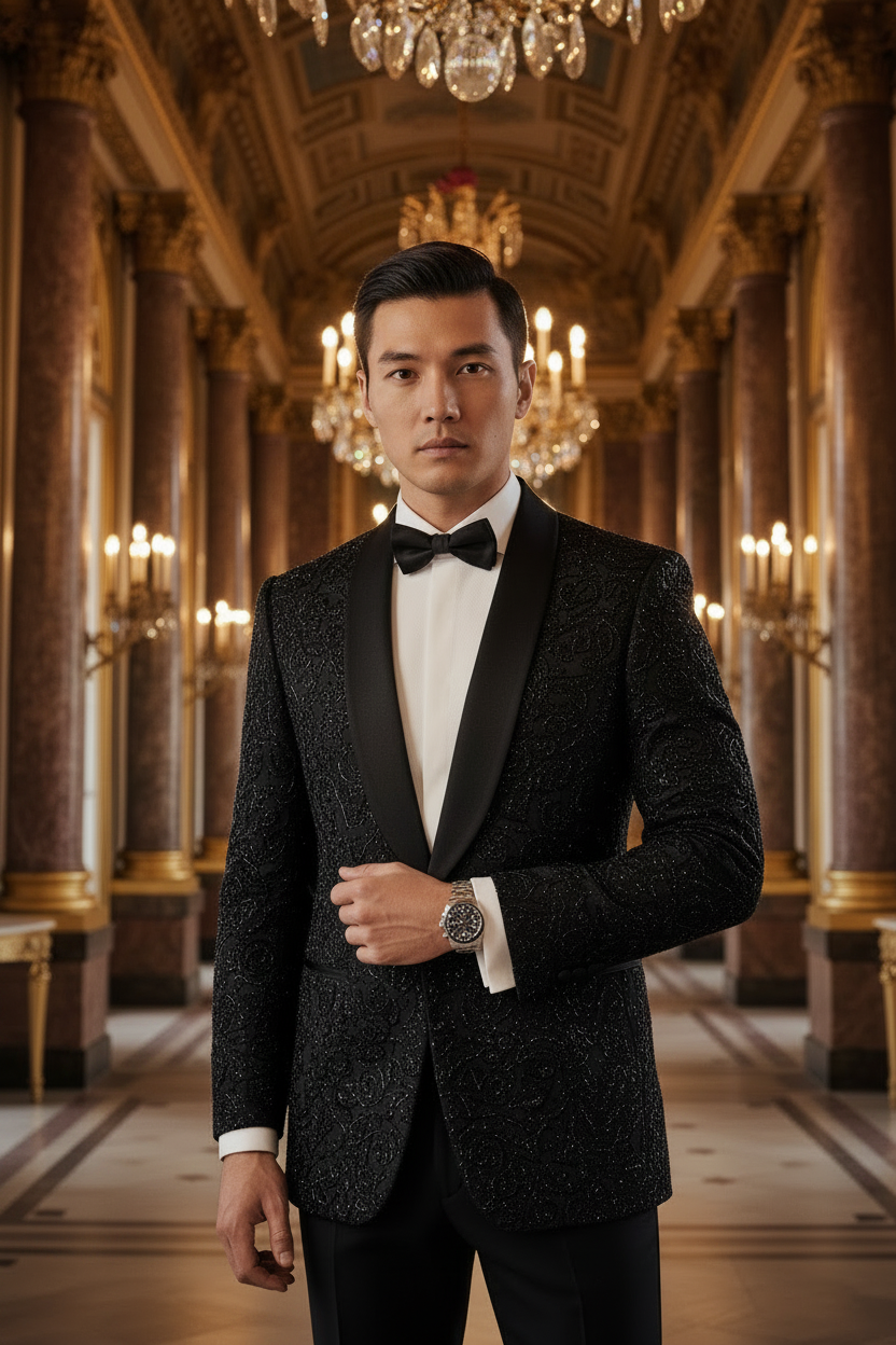 👑 KING PRESTIGE SUIT — TUXEDO SIGNATURE HOMME