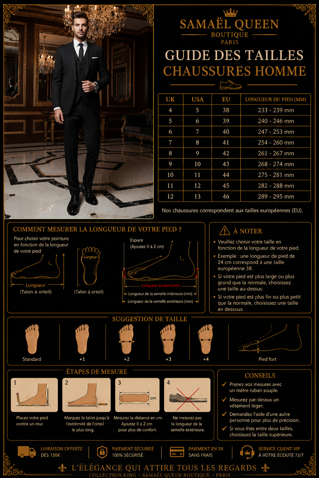 👑 Royal Business PU – Chaussure Costume Formelle