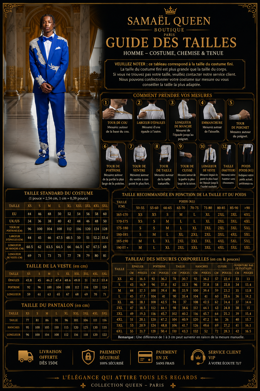 👑 KING CEREMONY SUIT — COSTUME SIGNATURE HOMME ÉLÉGANCE CÉRÉMONIE