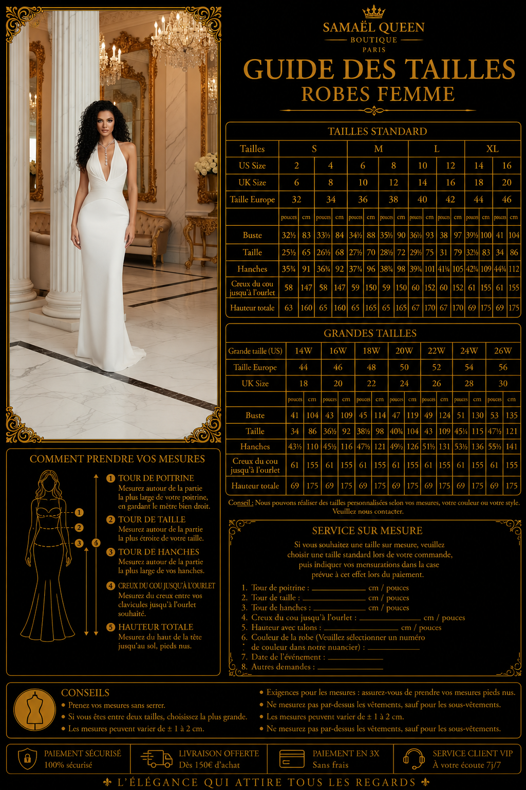 👑 QUEEN VELVET GOWN — ROBE DE SOIRÉE SIGNATURE