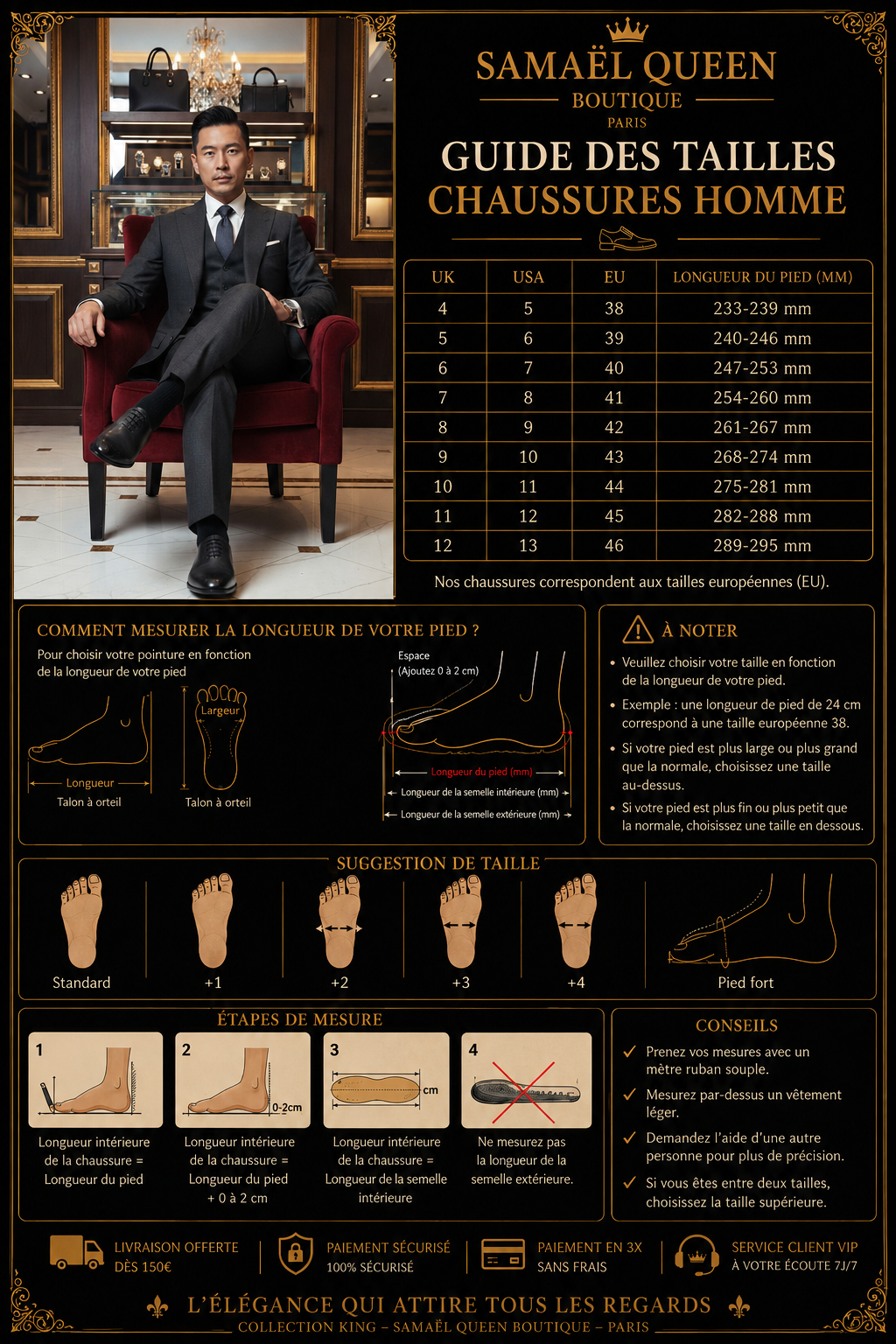 👑 Royal Oxford Artisan – Cuir Italien